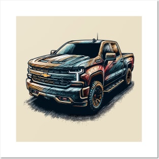 Chevy Silverado Posters and Art